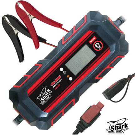 SHARK BATTERY CHARGER CN-4000, 6/12V, IP54, 4A DC